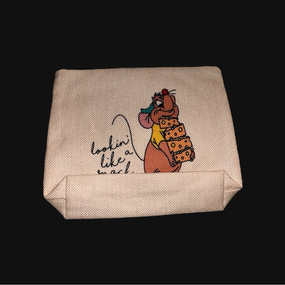 Disney Cinderella Gus Gus Makeup Bag Or Pouch - Picture 9 of 9